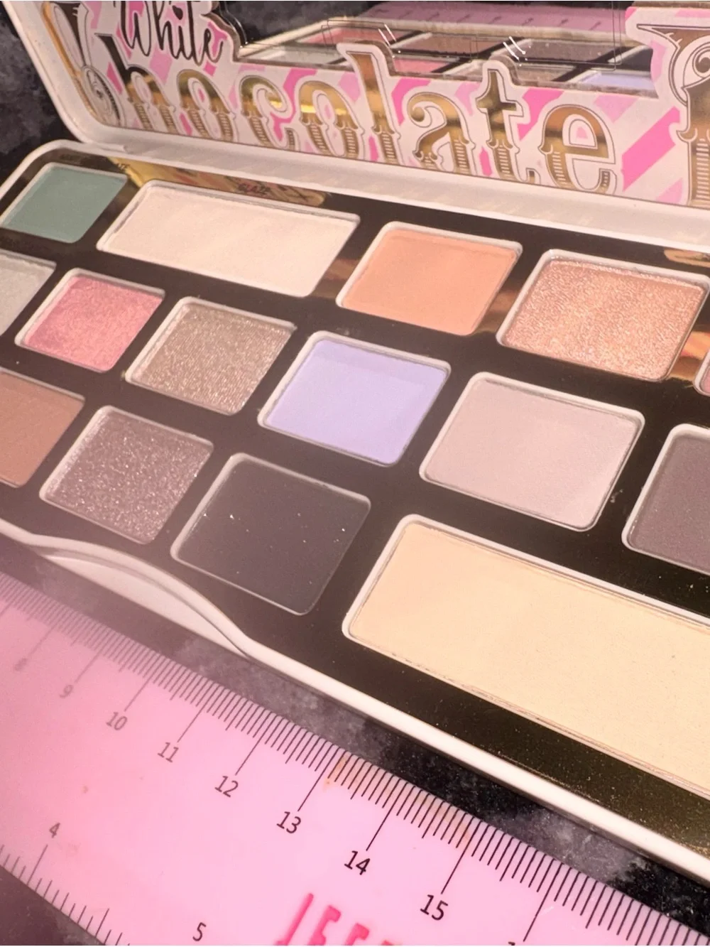 Discontinued Too Faced White Chocolate Bar palette